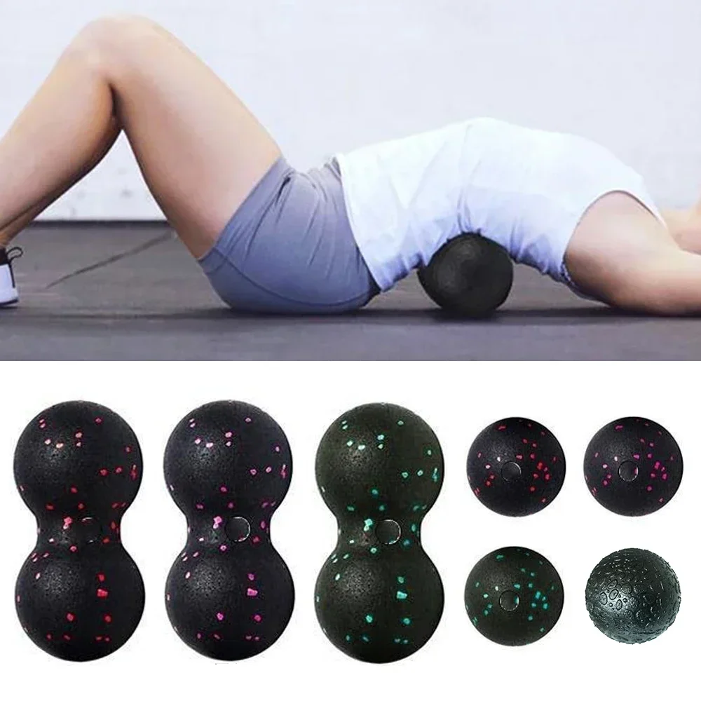 Yoga Fitness Ball - Bola de Massagem Corporal de Amendoim,