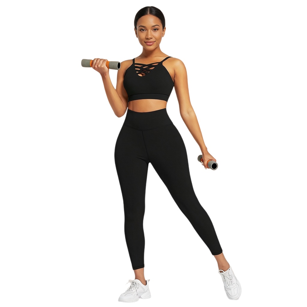 Fitness Yoga & Kickfit - Conjunto de Yoga e Fitness Feminino