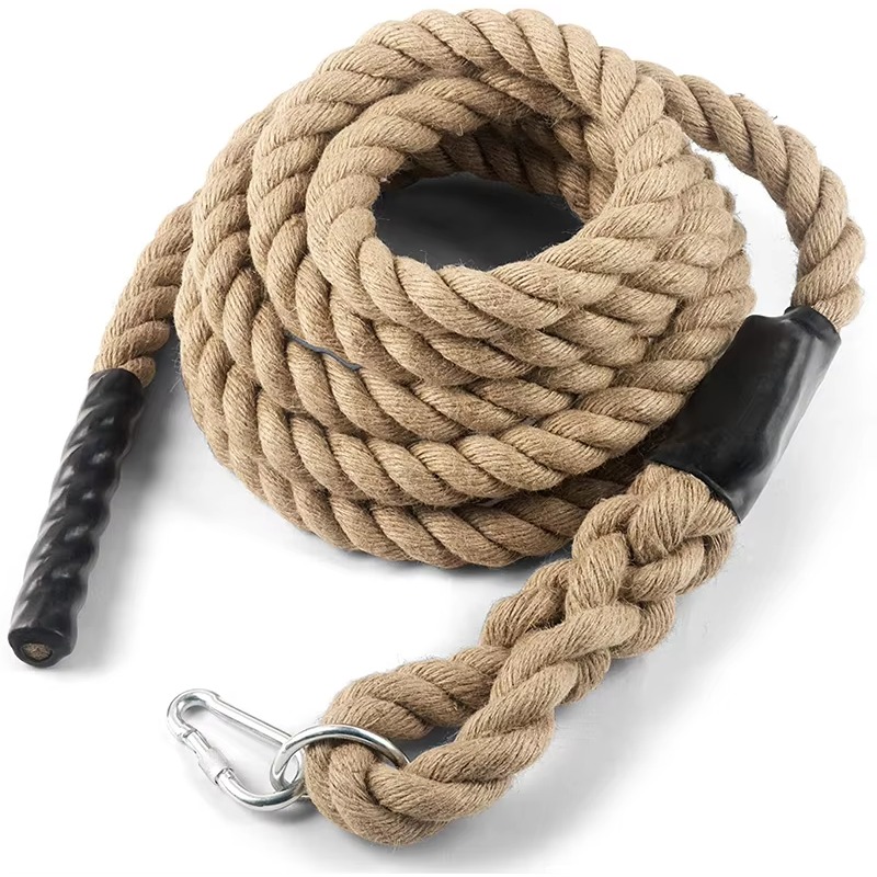 Battle Rope Exercise - Corda de Exercício Profissional de Cânhamo