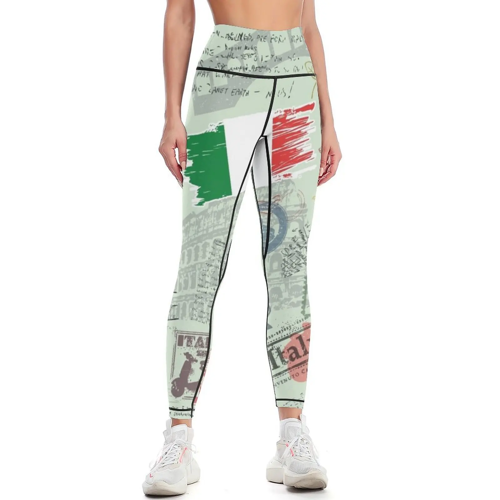 Yoga Fitness World - World Travel - Itália - Leggings