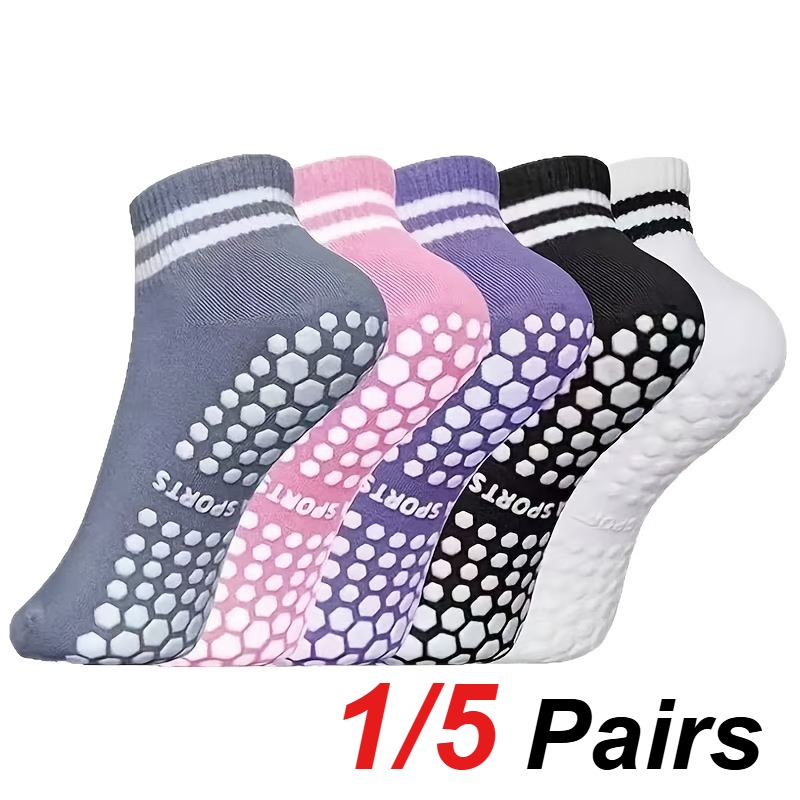 Fitness Yoga & Kickfit - 1/5 Par de Meias de Silicone