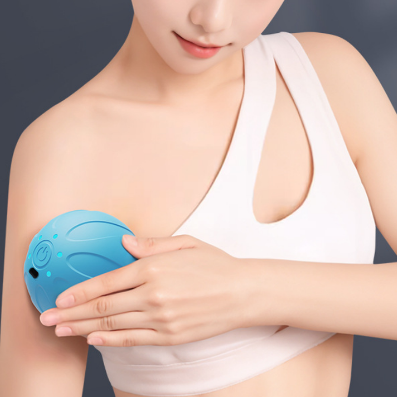 Yoga Fitness Ball - Nova Bola de Massagem Vibratória Portátil
