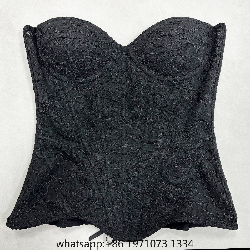 Waist Trainer Women - Corset Feminino de Renda Luxuoso Overbust