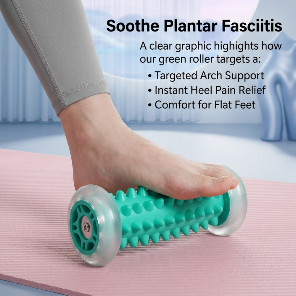Massageador de Pés com Rolo pa - Yoga Fitness World avaliação e preço