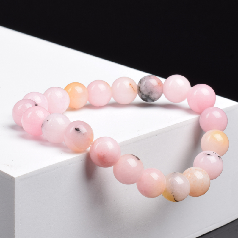 Pedra natural rosa opala conta - Yoga Fitness Tracker avaliação e preço