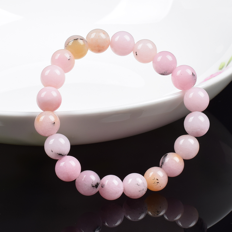 Pedra natural rosa opala conta - Yoga Fitness Tracker avaliação e preço