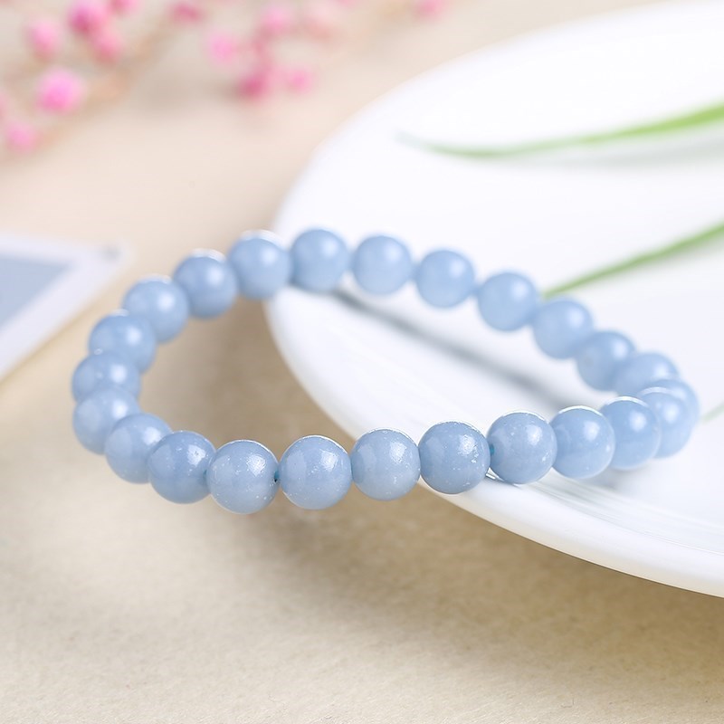 JD Pedra Natural Azul Angelite - Yoga Fitness Tracker avaliação e preço