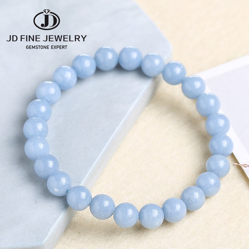 JD Pedra Natural Azul Angelite - Yoga Fitness Tracker avaliação e preço
