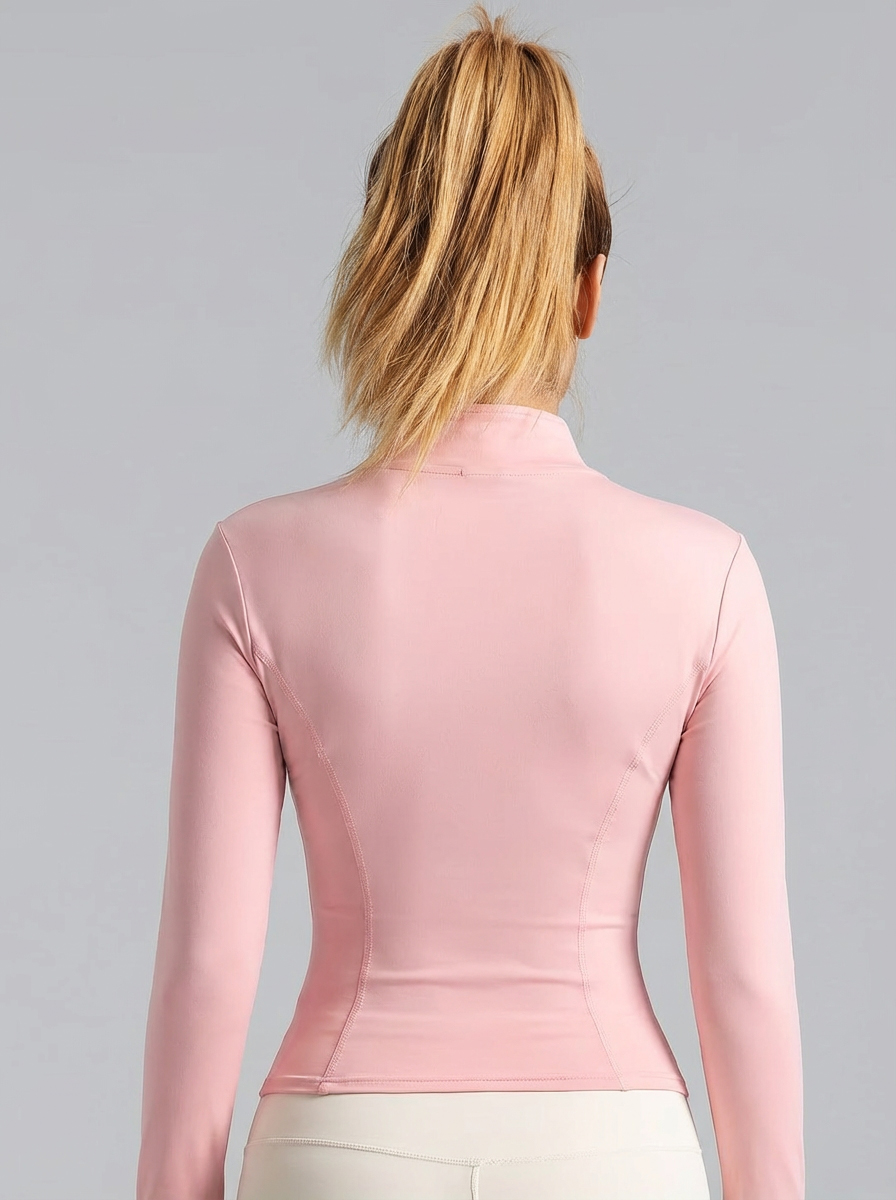 Nova Jaqueta Feminina Rosa Cla - Yoga Fitness Up avaliação e preço
