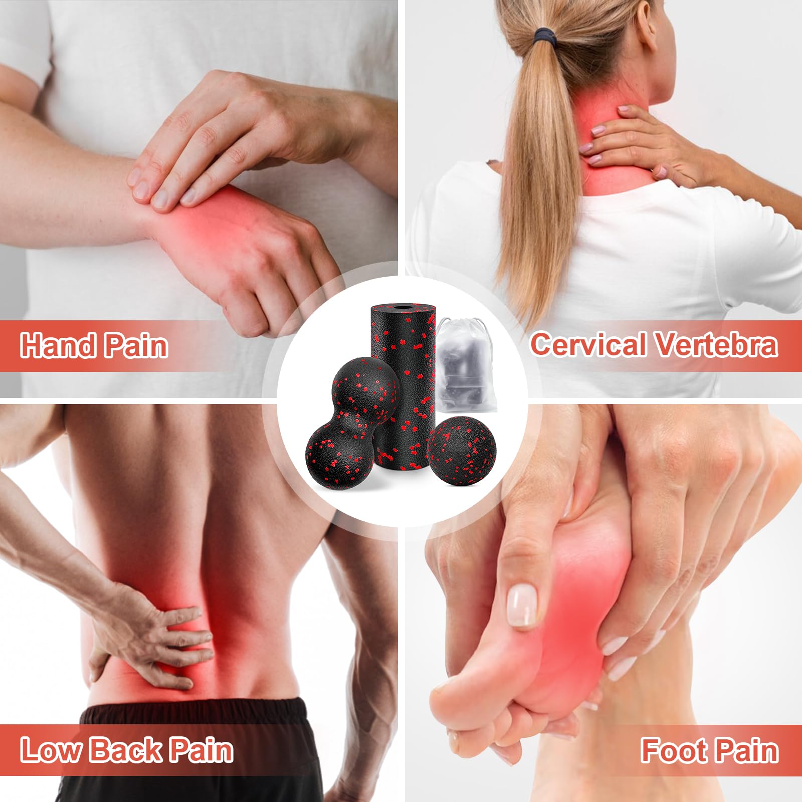 Rolo de massagem oco para ioga - Yoga Fitness Ball avaliação e preço