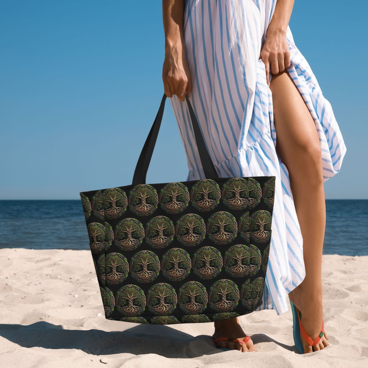 Bolsa tote grande para praia,  - Yoga Fitness World avaliação e preço