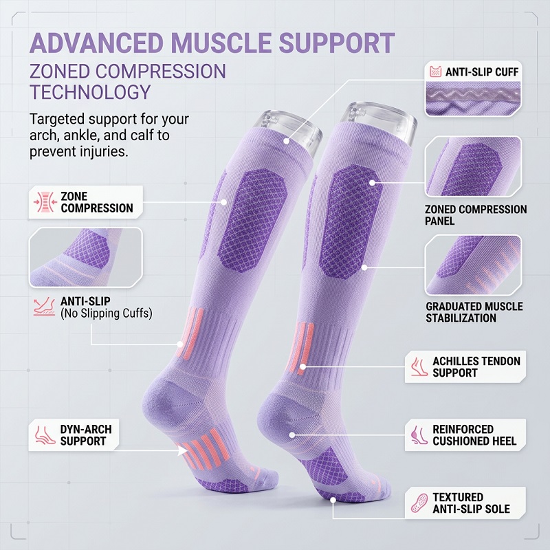 1/6 Pares de Meias Longas Femi - Fitness Yoga & Kickfit avaliação e preço