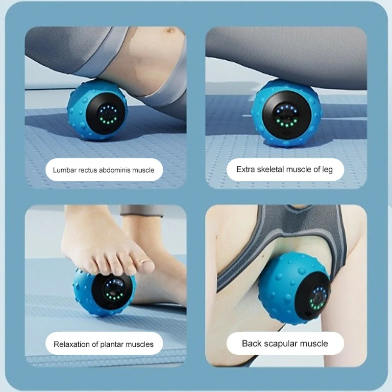 Bola de Massagem Elétrica com  - Yoga Fitness Ball avaliação e preço
