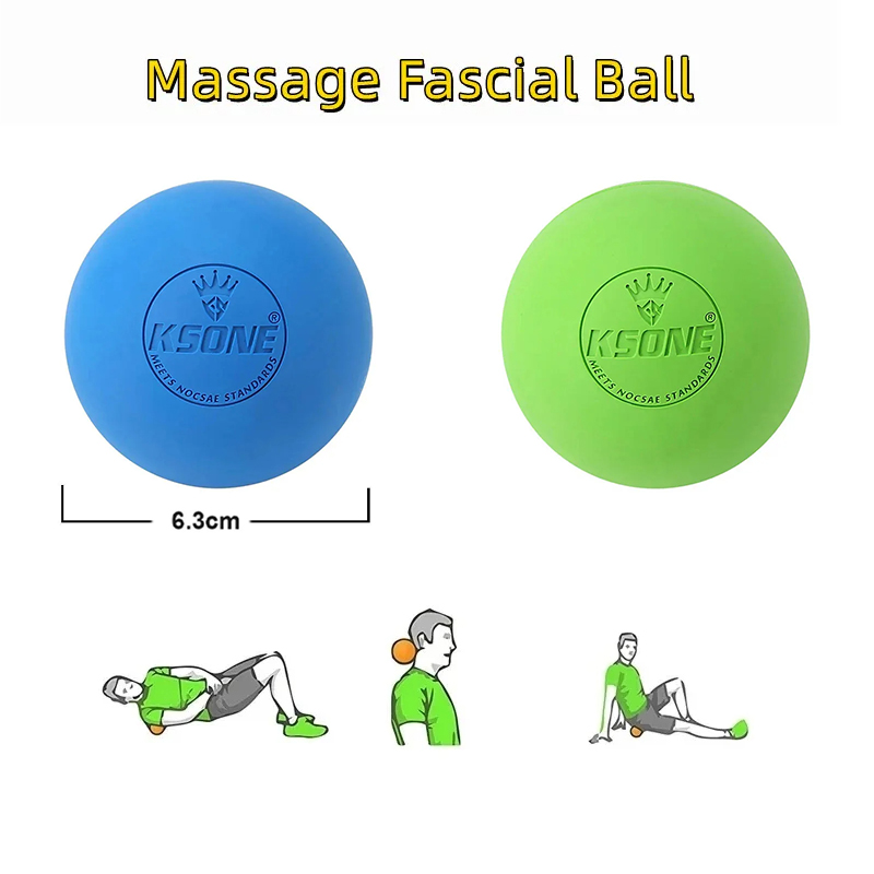 Bola de massagem de borracha p - Yoga Fitness Ball avaliação e preço