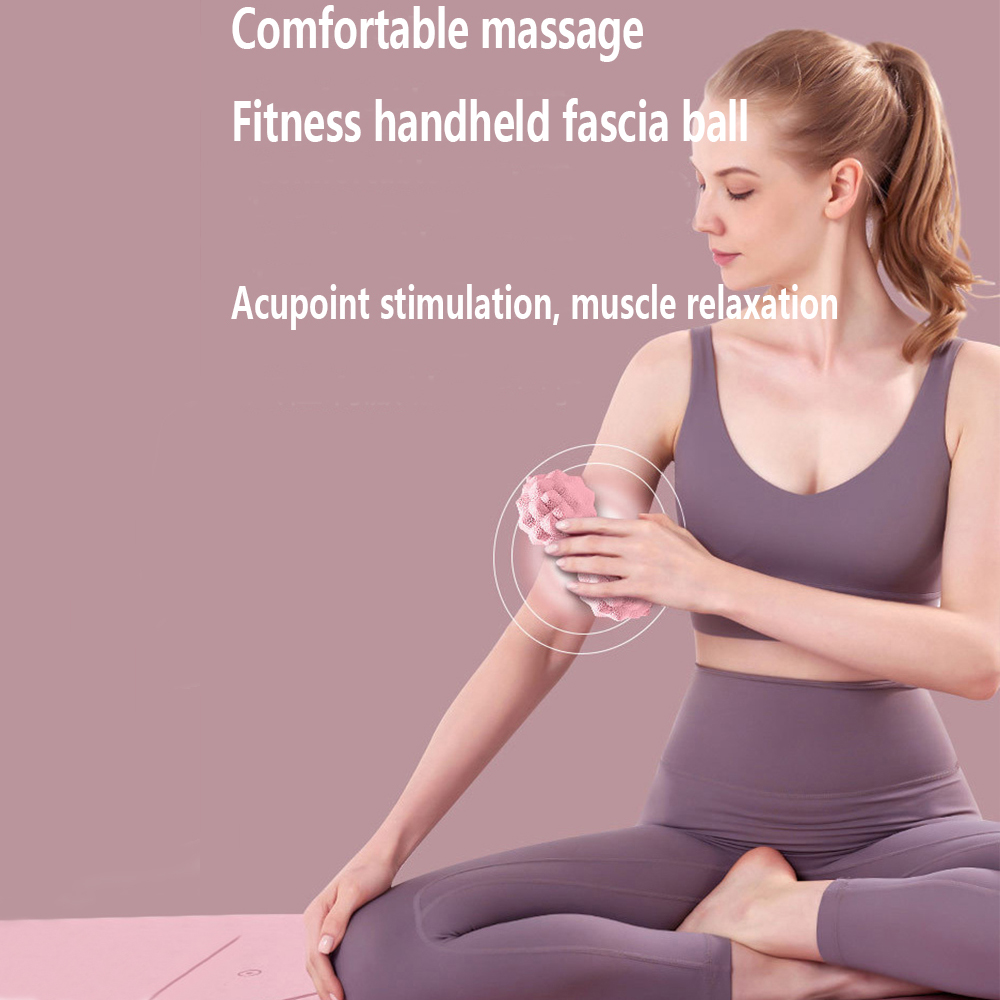 Bola de Massagem TPR com Ponto - Yoga Fitness Ball avaliação e preço