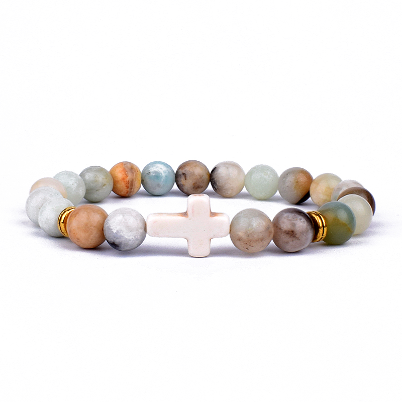 Jesus cruz pulseira para homen - Yoga Fitness Tracker avaliação e preço