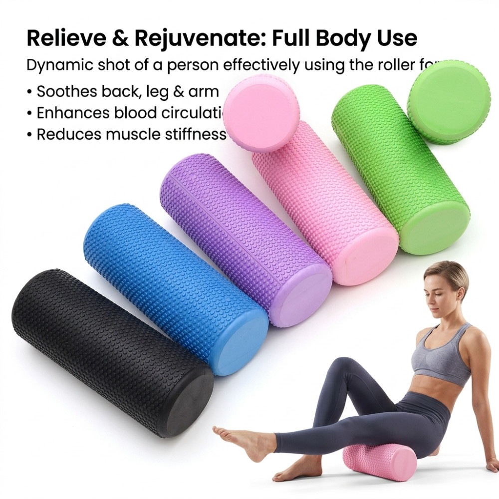 Rolo de Espuma para Yoga 30/45 - Yoga Fitness World avaliação e preço