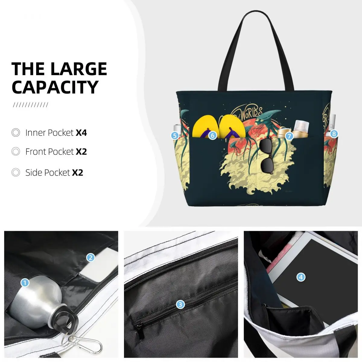 Bolsa tote de praia War Of The - Yoga Fitness World avaliação e preço