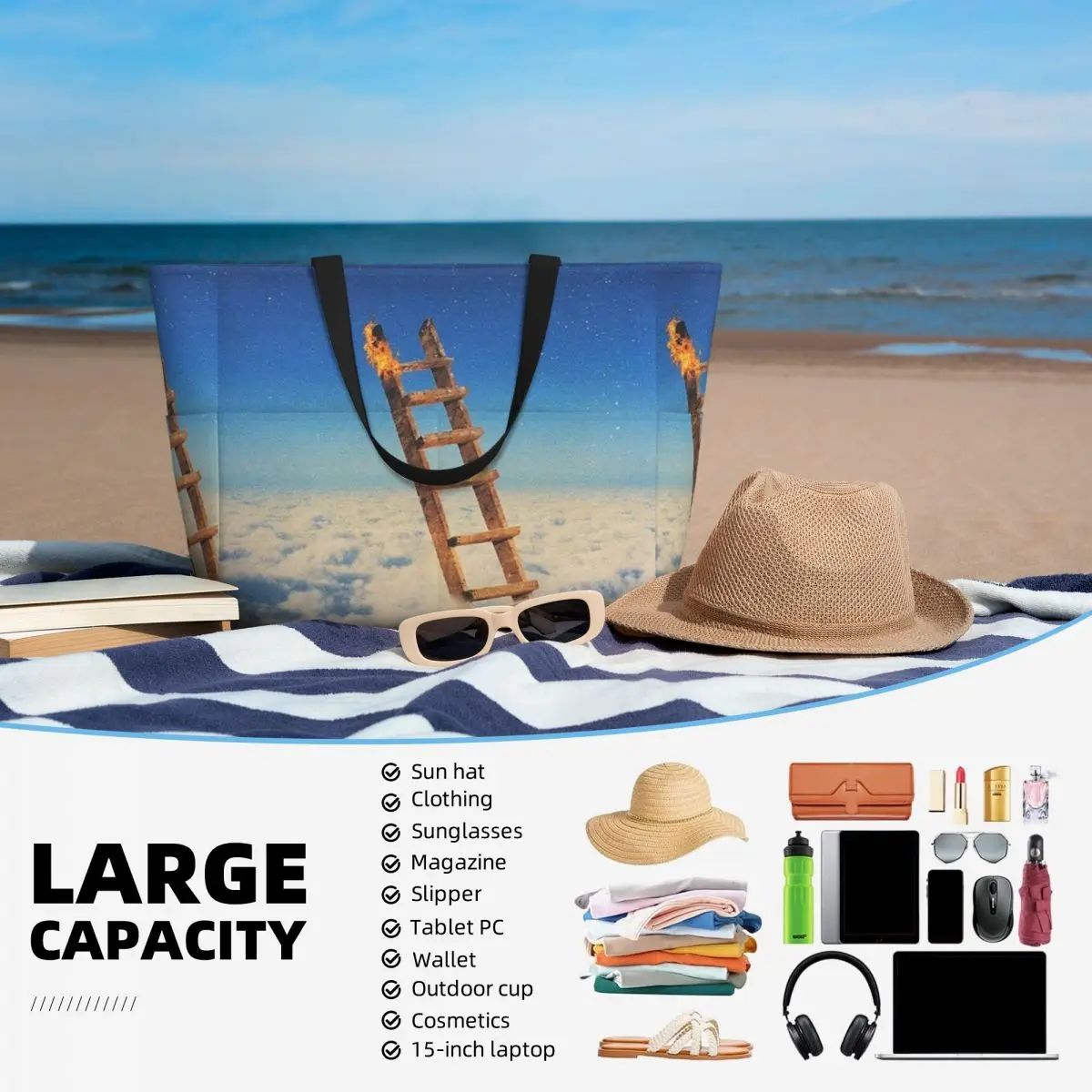 Bolsa de Praia Grande Astro Hi - Yoga Fitness World avaliação e preço