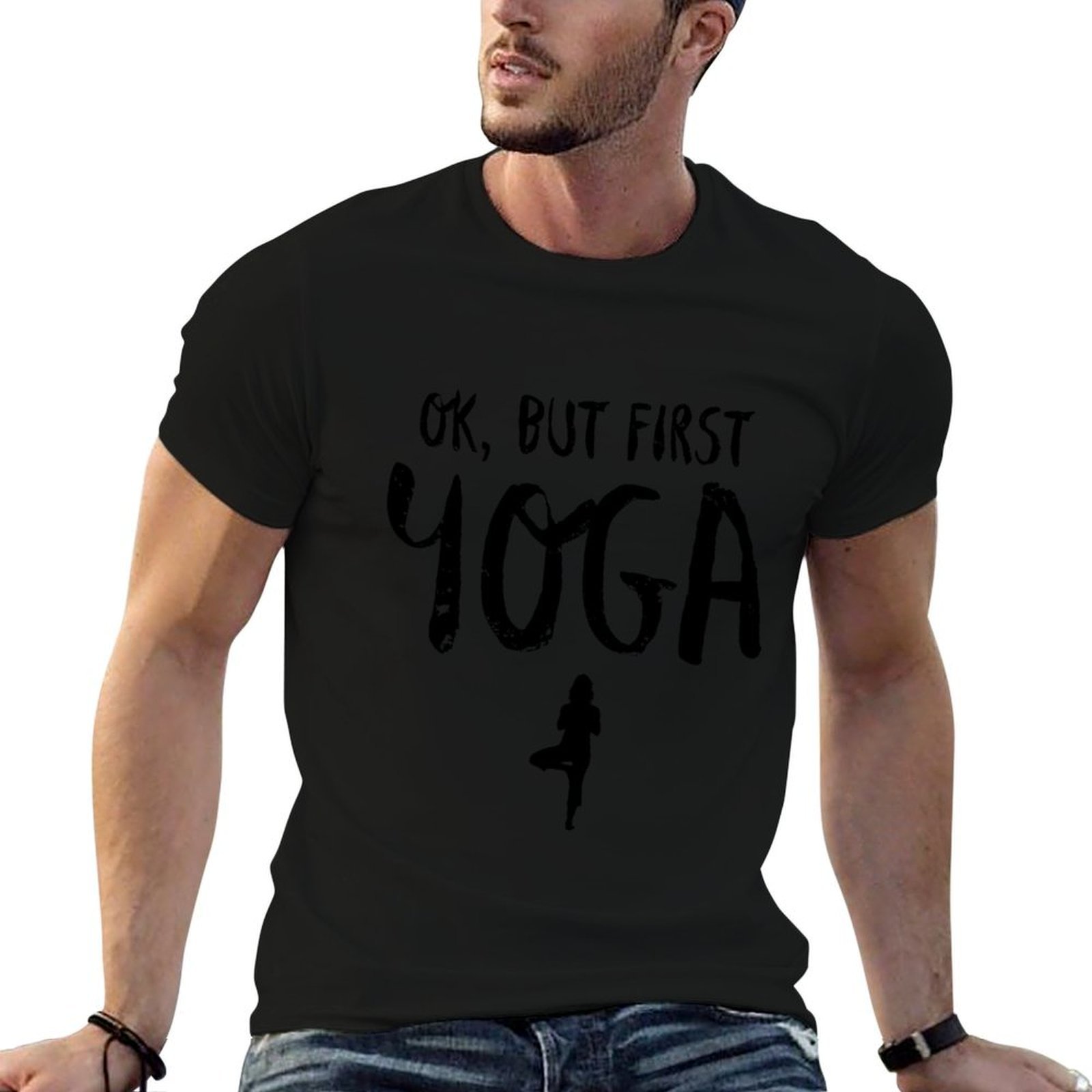 Camiseta Engraçada para Amante - Yoga Fitness First avaliação e preço