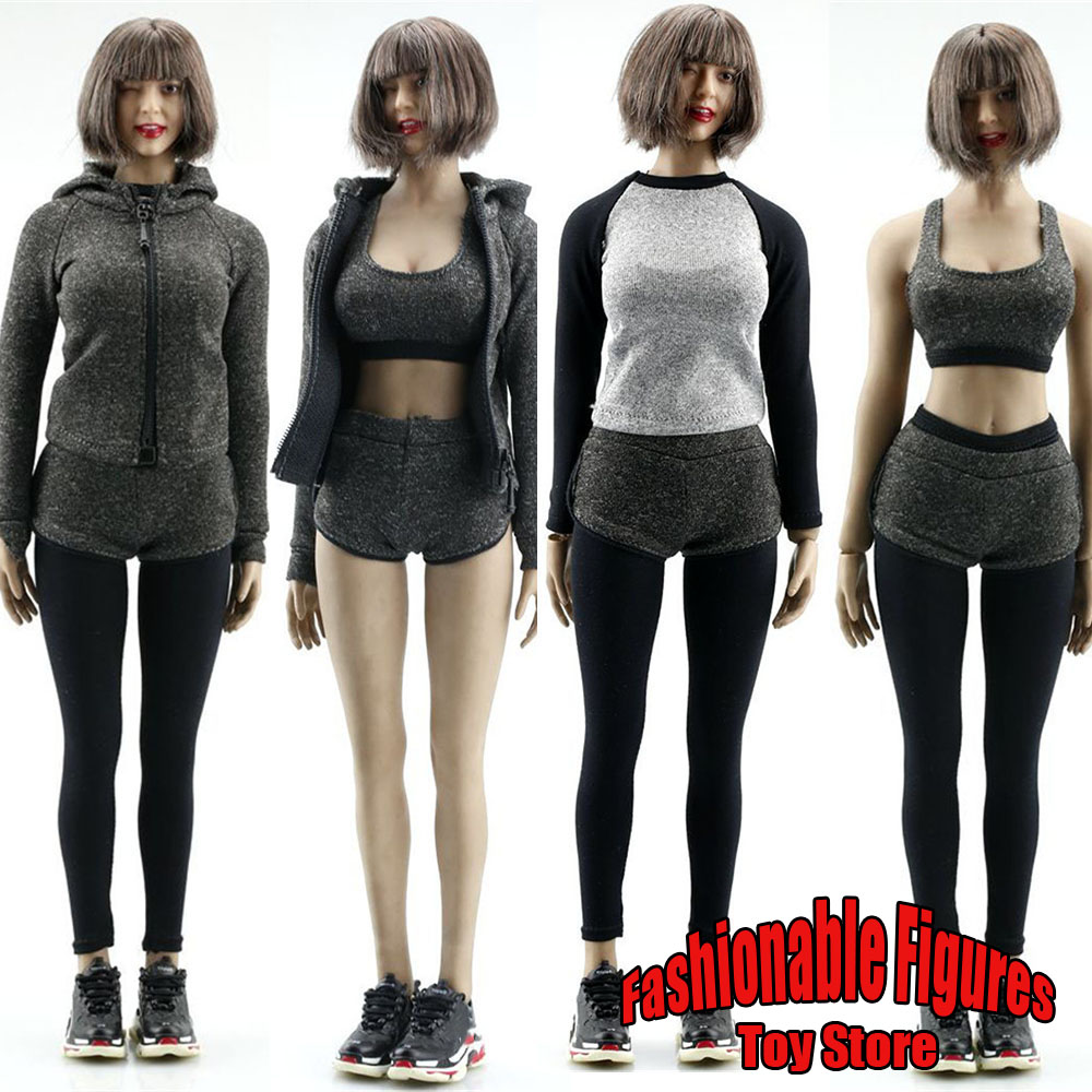 1/6 escala feminina roupas cas - Yoga Fitness First avaliação e preço