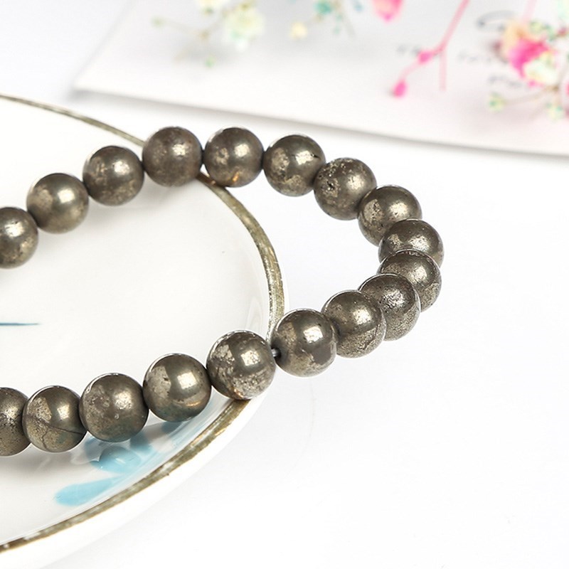Pulseiras de Pirita Natural JD - Yoga Fitness Tracker avaliação e preço